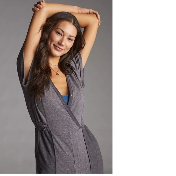 Anthropologie Twist-Front Wide-Leg Jumpsuit - Picture 2 of 2